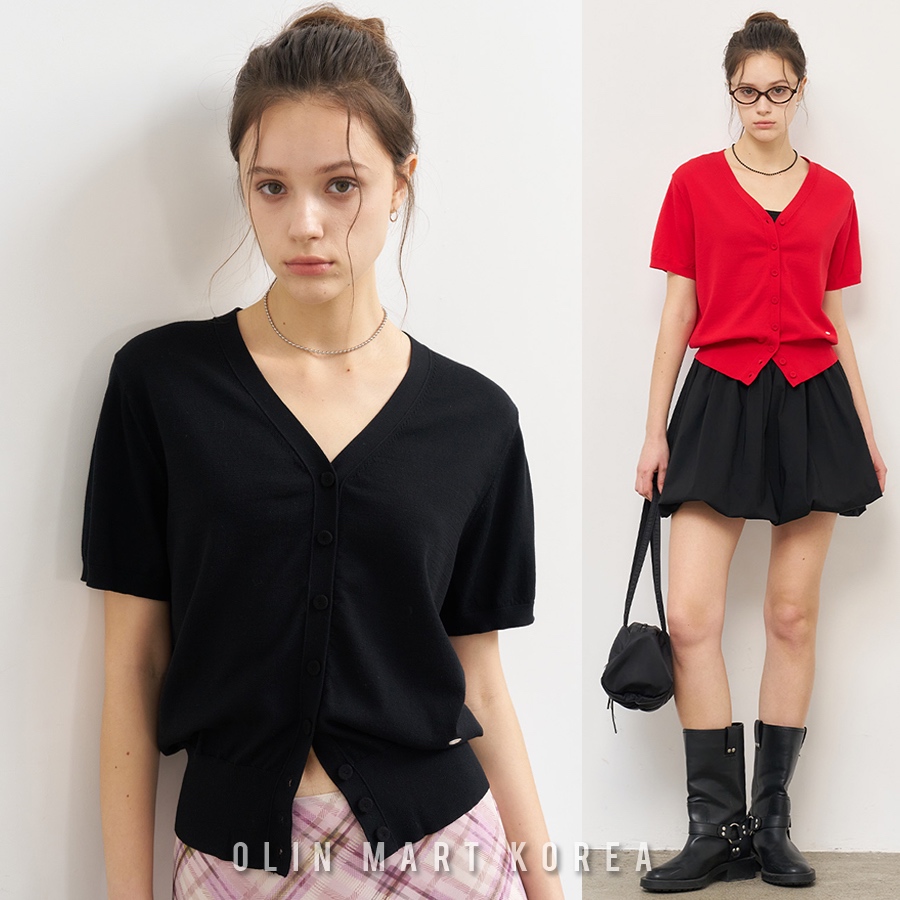 GENERAL IDEA Tencel Easy Half Cardigan