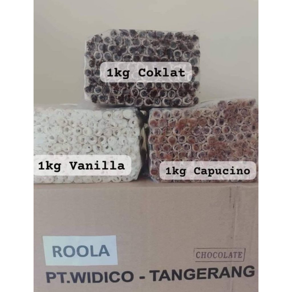 Astor Rolla Roola Rola / Wafer Premium Kemasan Kiloan Toples Isi Full Renyah