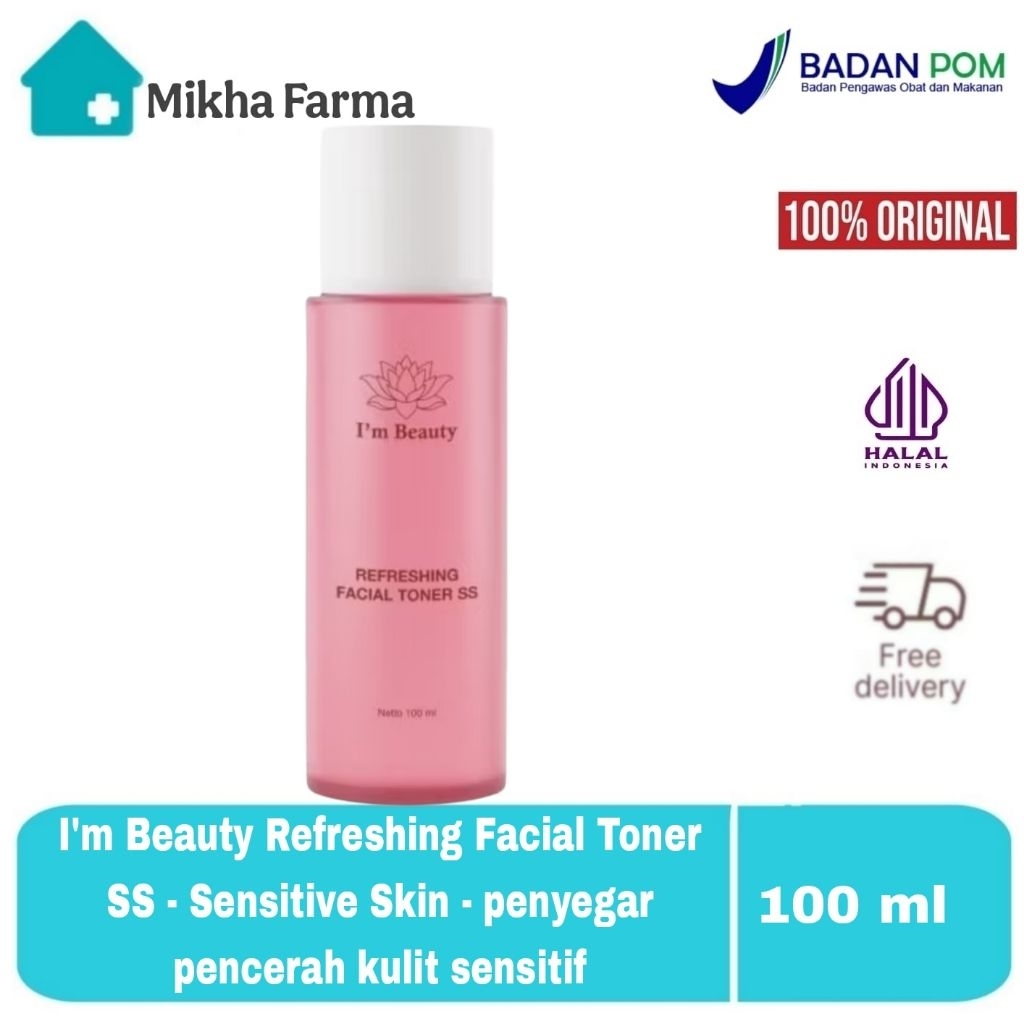 I'm Beauty Refreshing Facial Toner SS - Sensitive Skin - penyegar pencerah kulit wajah sensitif - im