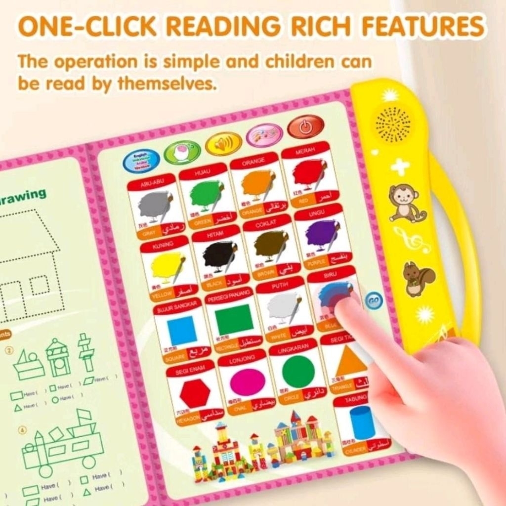 KIDZOONA BUKU PINTAR ANAK / MAINAN EDUKASI ANAK / EBOOK ANAK / EBOOK ANAK/ EBOOK 4 BAHASA / BUKU