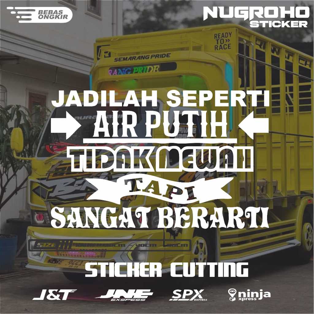 Stiker Kata Kata Mobil Cutting Sticker Kata Kata Untuk Mobil