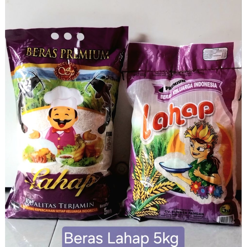 Beras Super Premium LAHAP LELE / WANITA 5Kg
