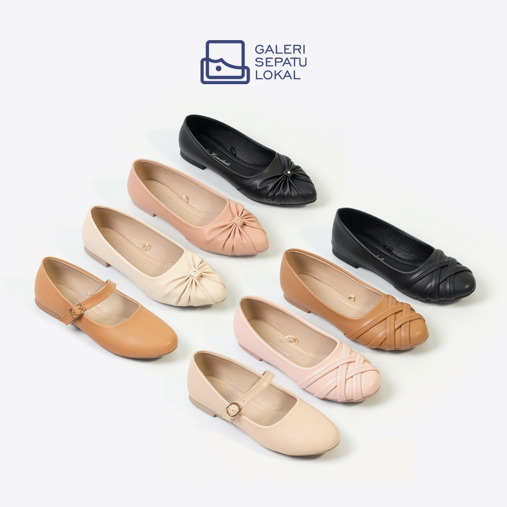 GALERI SEPATU LOKAL - ORI MALL - Flatshoes Wanita / Sepatu Flat / Sepatu Kerja Fashion Wanita