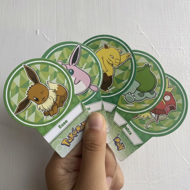 Kartu Pokemon Choki Choki Kuning / Pembatas Buku Pokemon / Pokemon X Choki Choki 2024 / Langka & Ter