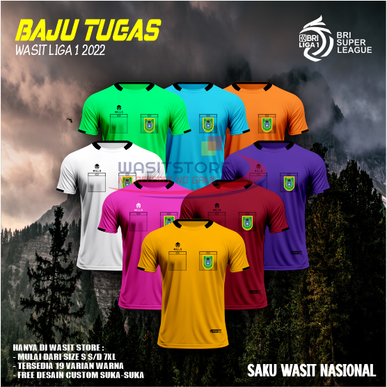 BAJU TUGAS WASIT LIGA 1 2022 (WASIT NASIONAL)