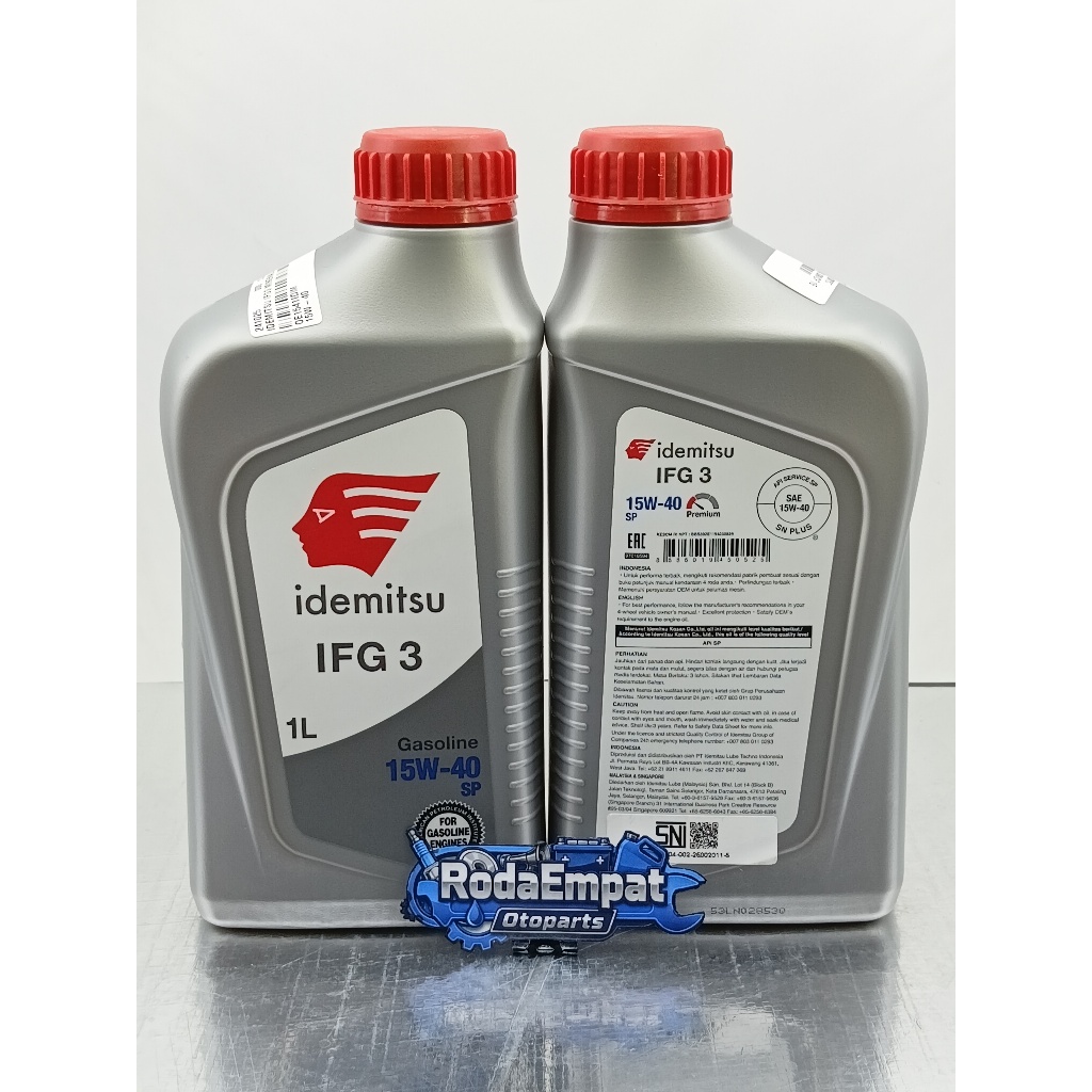 IDEMITSU IFG3 SP 1L 15W-40 OLI MESIN MOBIL BENSIN