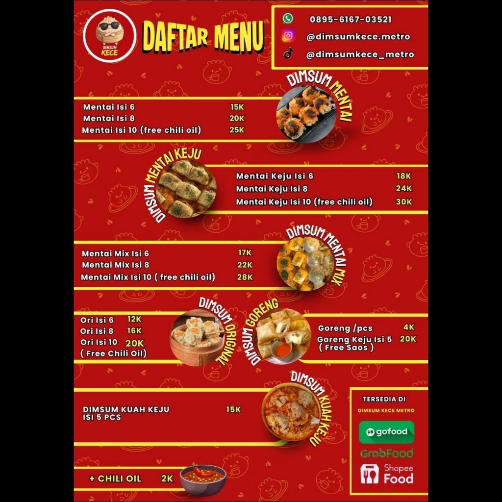 Dimsum Ayam 100% Daging Asli