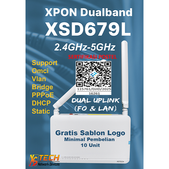 [POSTEL] Modem XPON PLUS XSD679L DUAL-BAND