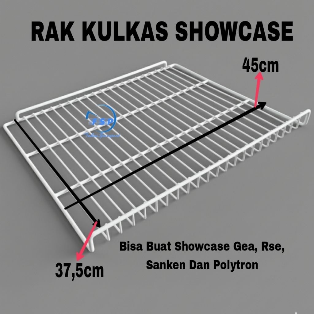 Rak Showcase /Ambalan Showcase Kulkas Sanken