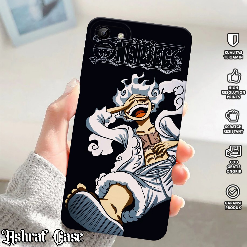 Softcase Premium For Vivo 1808 [ BR - LUFFY ] - Case Terbaru - Silicon Cassing Hp Wanita / Pria - So
