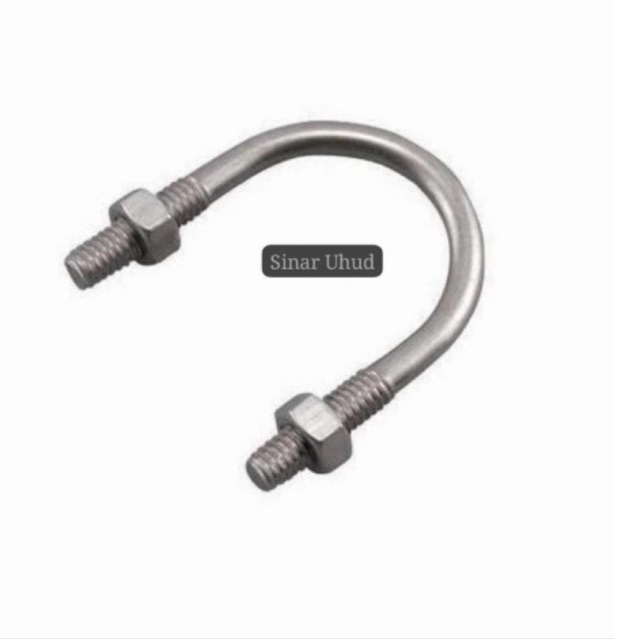 Klem U Bolt Stainless 304 6 inch / U Bolt 6 Inch Ss 304