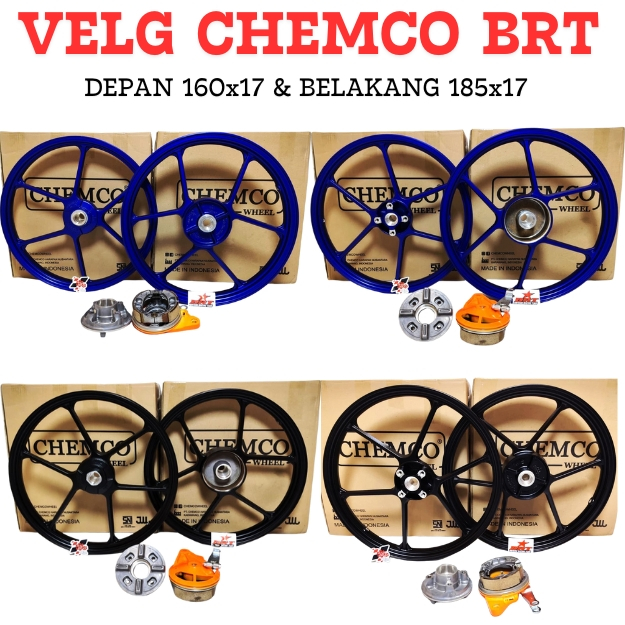 Velg BRT CHEMCO Racing 160 185 RING 17 HONDA BLADE REVO KARISMA SUPRA X 125 GRAND SUPRA FIT WIN