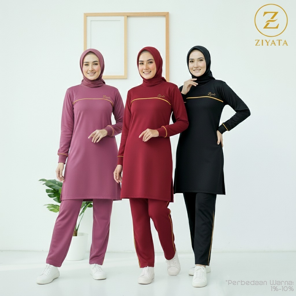 Baju setelan Olahrga wanita Pakaian Olahraga One Set Olahrga