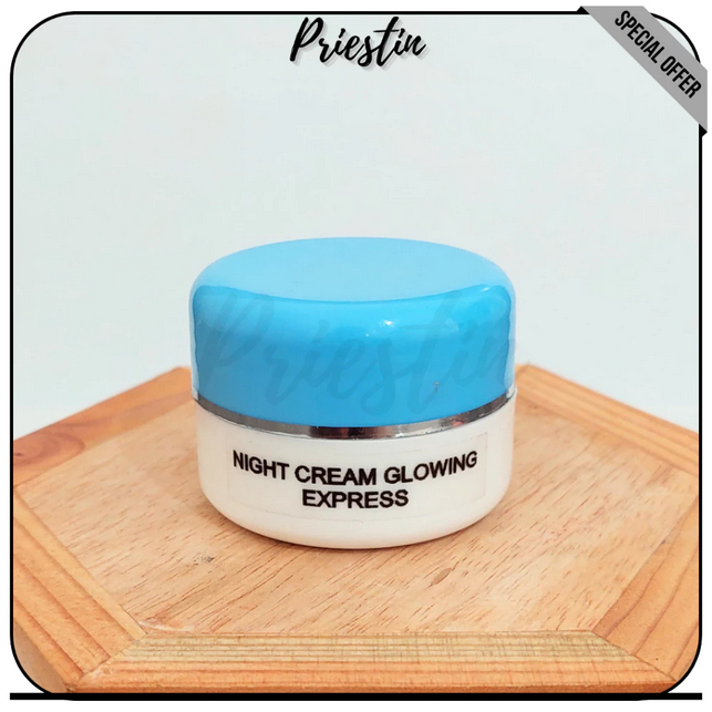 [Farma] Krim Malam Glowing Express 15gr Original