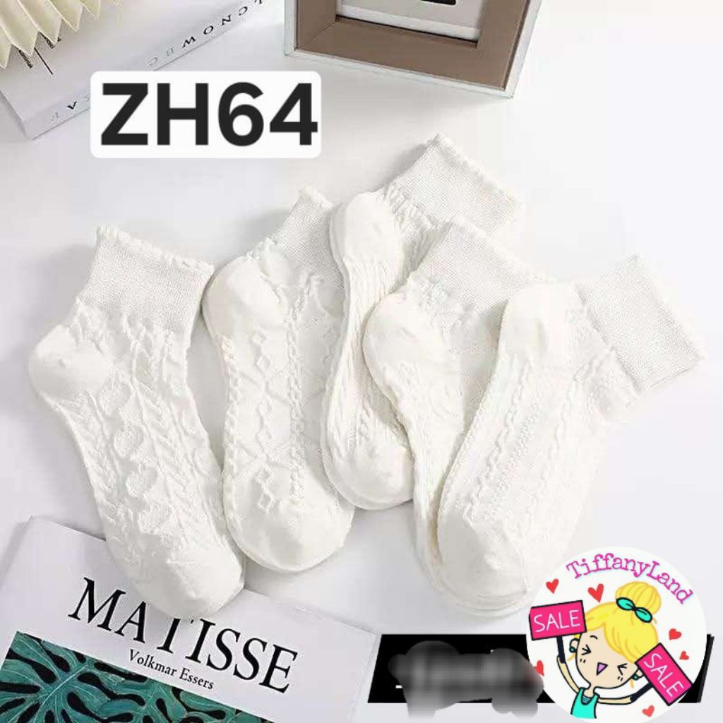 Kaos kaki wanita korea style ZH64