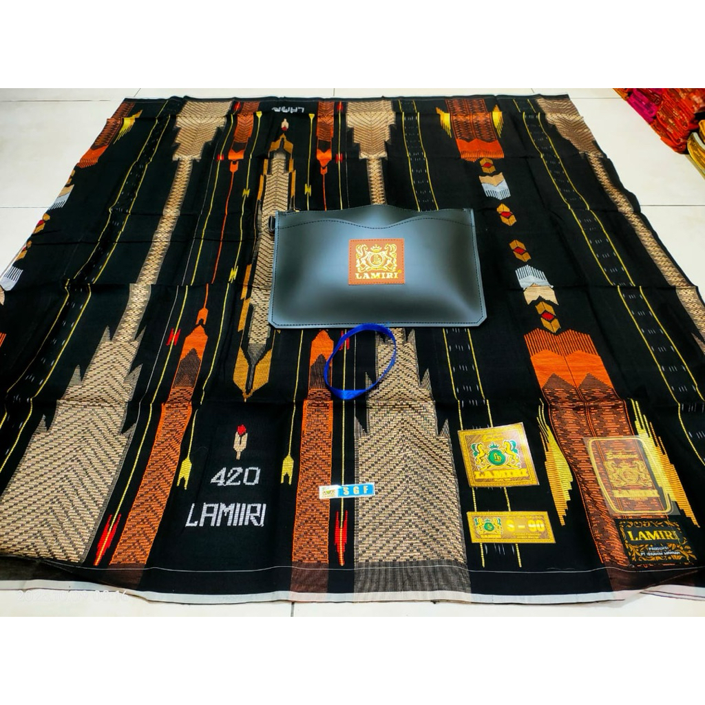 *COD* SARUNG SULTAN SARUNG LAMIRI TIPE SGF BENANG 420 FULL SUTRA FULL SONGKET JAHIT TENGAH