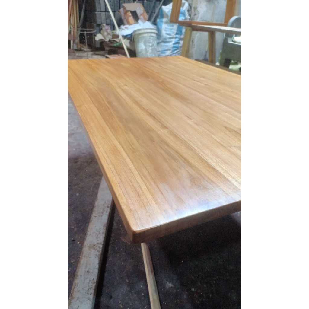 custom papan kayu jati panjang 200x20xtebal2cm