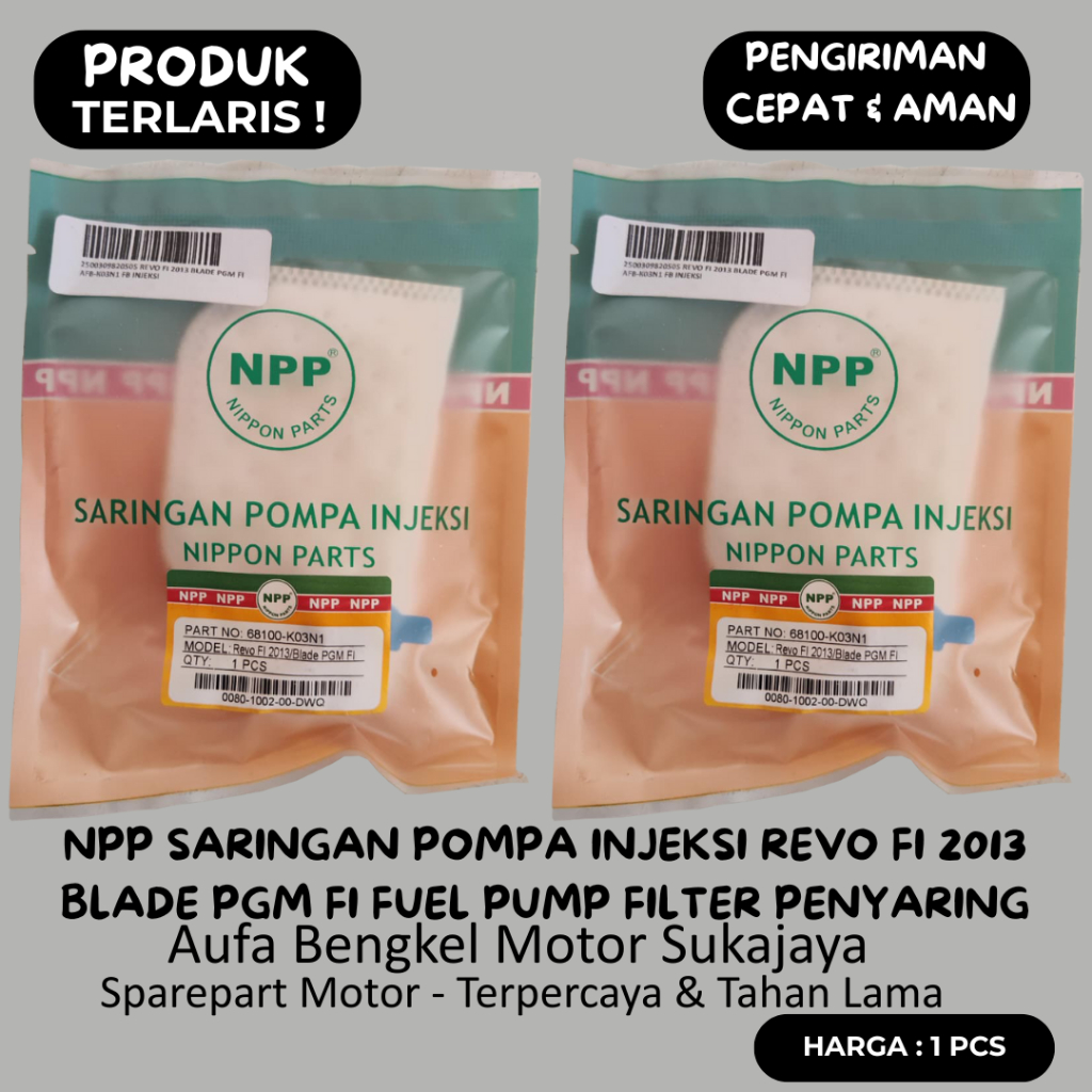 NPP Saringan Pompa Injeksi Revo FI 2013 / Blade PGM FI Fuel Pump Filter 68100-K03N1 Penyaring Bahan 