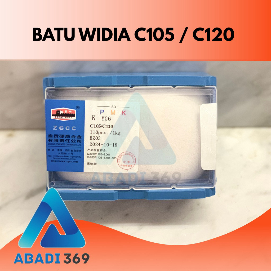 (BOX) Betel Widia C105 / Mata Widia C105 / Mata Betel C105 / Batu Widia C105