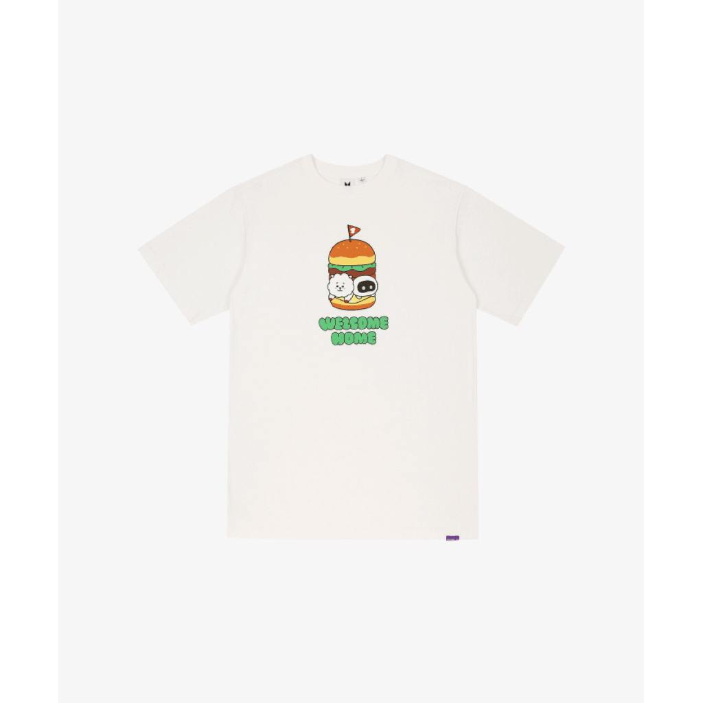 READY STOCK OFFICIAL BTS WOOTEO X RJ S/S TSHIRT