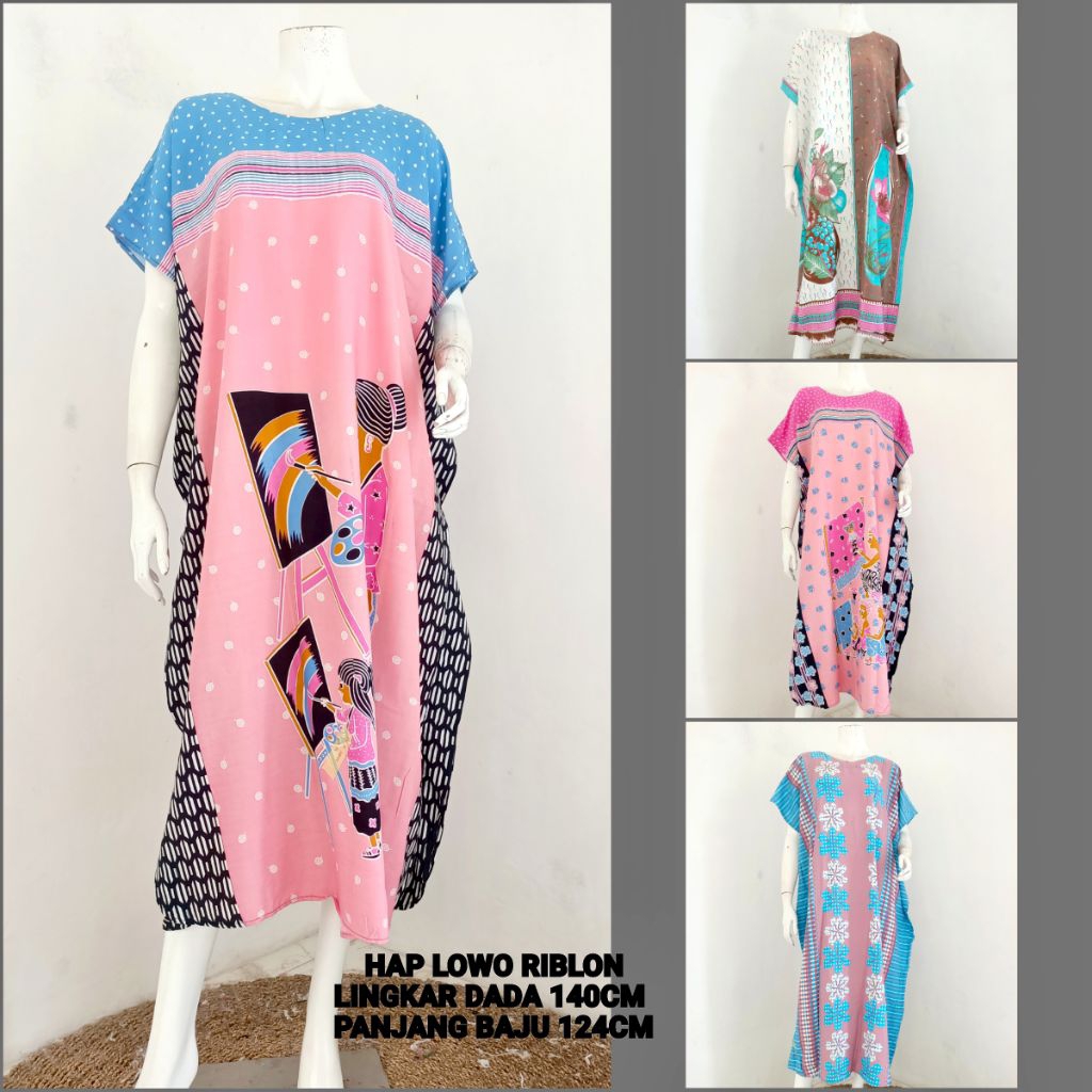 Daster Hap Kelelawar Lowo Jumbo Rijek Sablon Minor