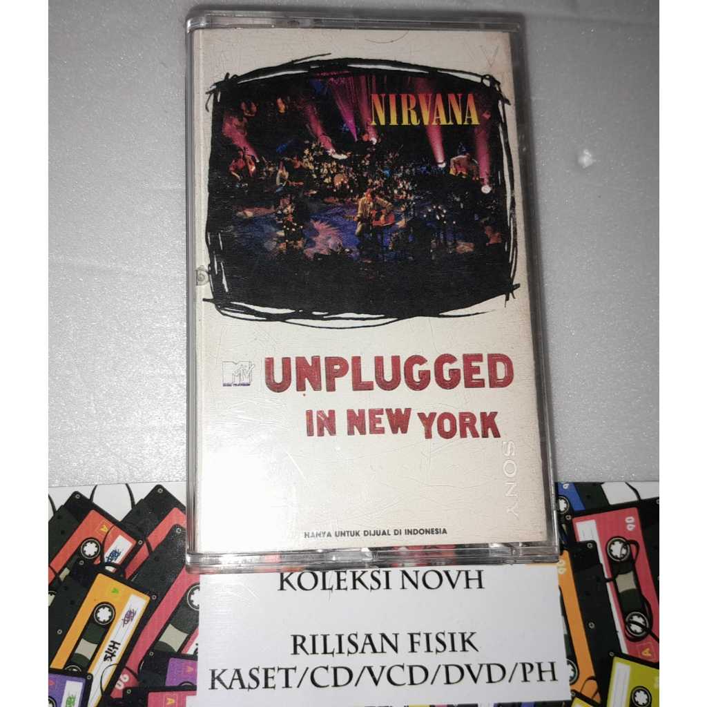 Kaset Pita Nirvana album Unplugged in New York - Original