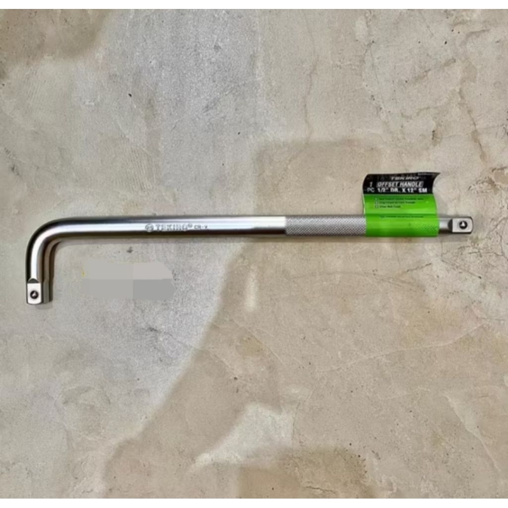Gagang Kunci Sock L Kunci Shock Sok Offset Handle 1/2 inch x 12 inch Tekiro