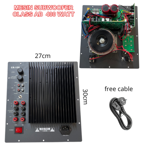 Modul Power Kit CR-S Subwoofer 15" Speaker Modul 15in Powerkit komponen