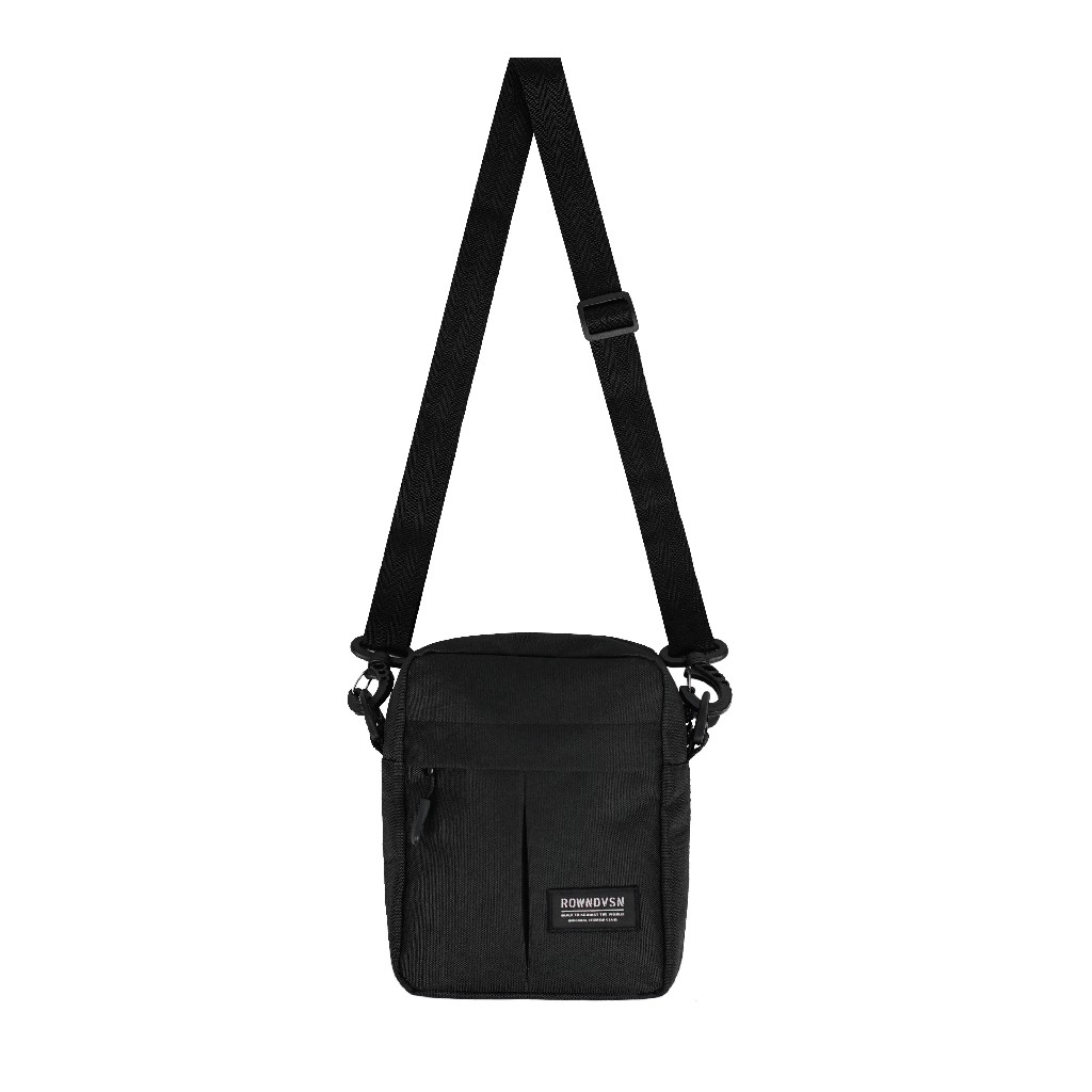 Rown Division Sling Bag || Paquito Black Tas Selempang