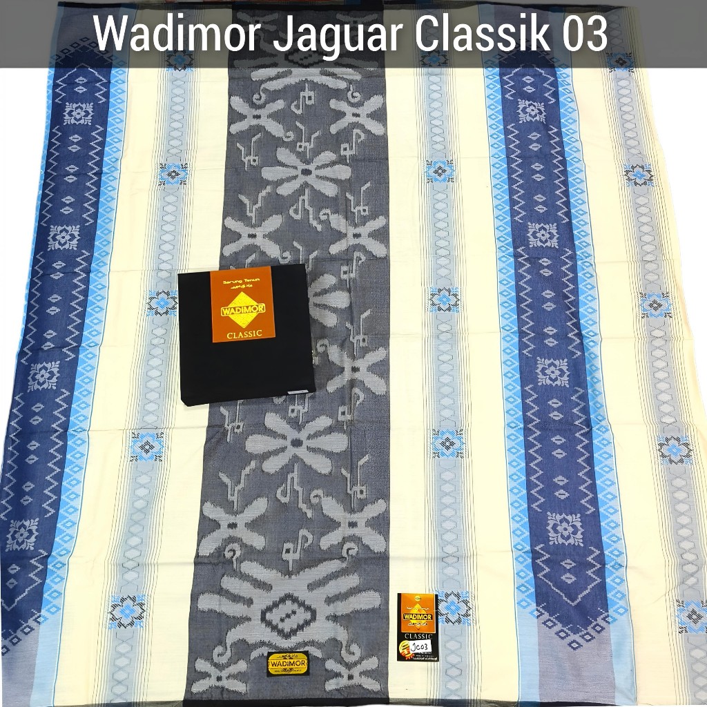 Sarung Tenun Premium WADIMOR Jacquard JAGUAR CLASSIC CLASIC CLASIK KLASIK Halus Dingin Exclusive Mot