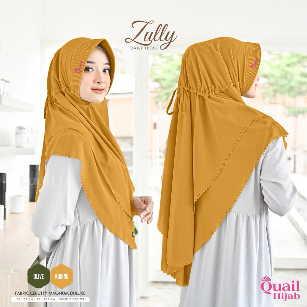 Quail Hijab - ZULLY CASUAL DAILY HIJAB ORI QUAIL