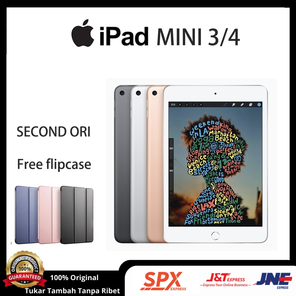 Ipad Mini 4 5 Wifi Only 7.9 Inch A7 Wifi Only Kondisi Mulus  SECOND ORIGINAL