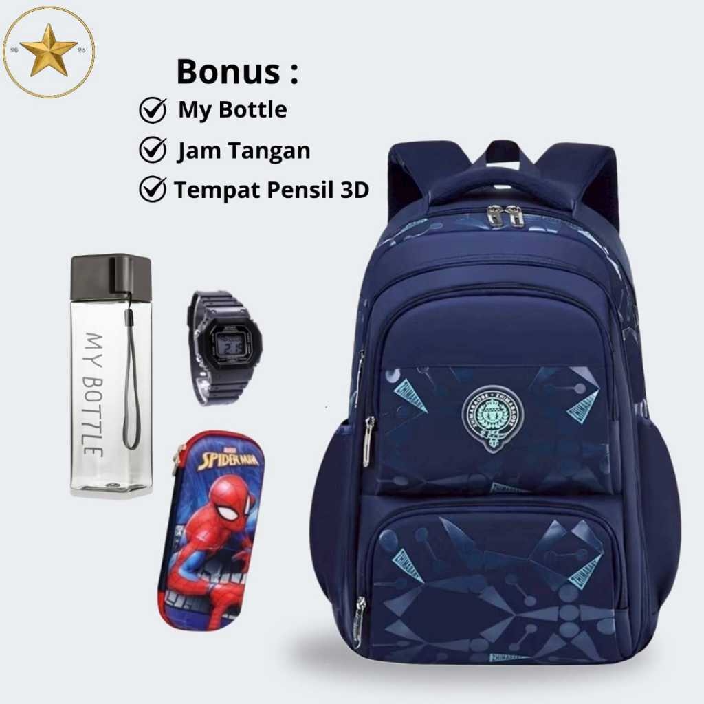 TAS RANSEL SEKOLAH ZHIMABABY-TAS KOKOH MULTIFUNGSI-TAS SEKOLAH ANAK LAKI-LAKI-BACKPACK ANAK COWOK SD