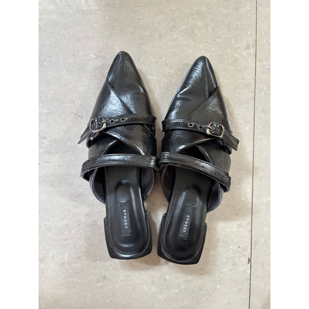 Cekhas - Emilia Black Mules