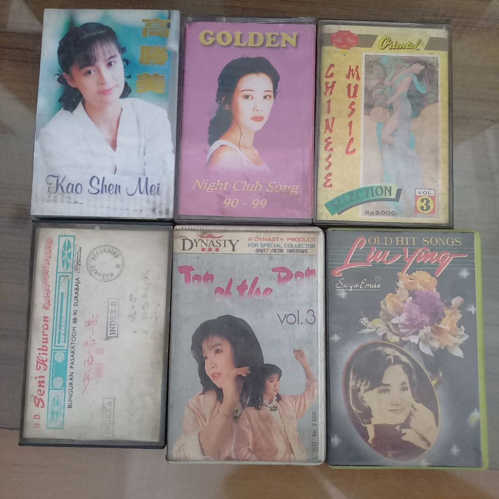 Kaset Pita Kumpulan Lagu Mandarin / Cassette Tape Top Kumpulan Lagu Mandarin / Lagu Legend Mandarin 