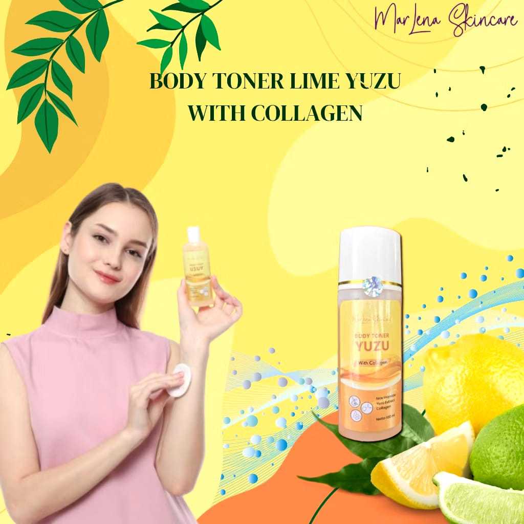 [Berkah_parfum_original] Tonik Badan Yuzu Lime Collagen Memutihkan