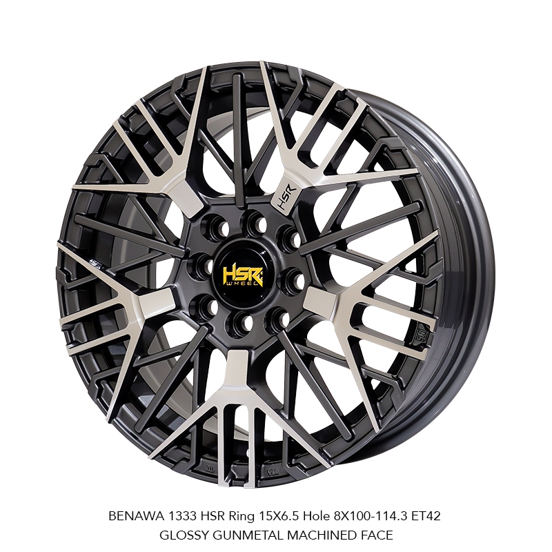 velg mobil ring15 HSR BENAWA untuk genio swift agya calya evalia avega xenia avanza dll r15