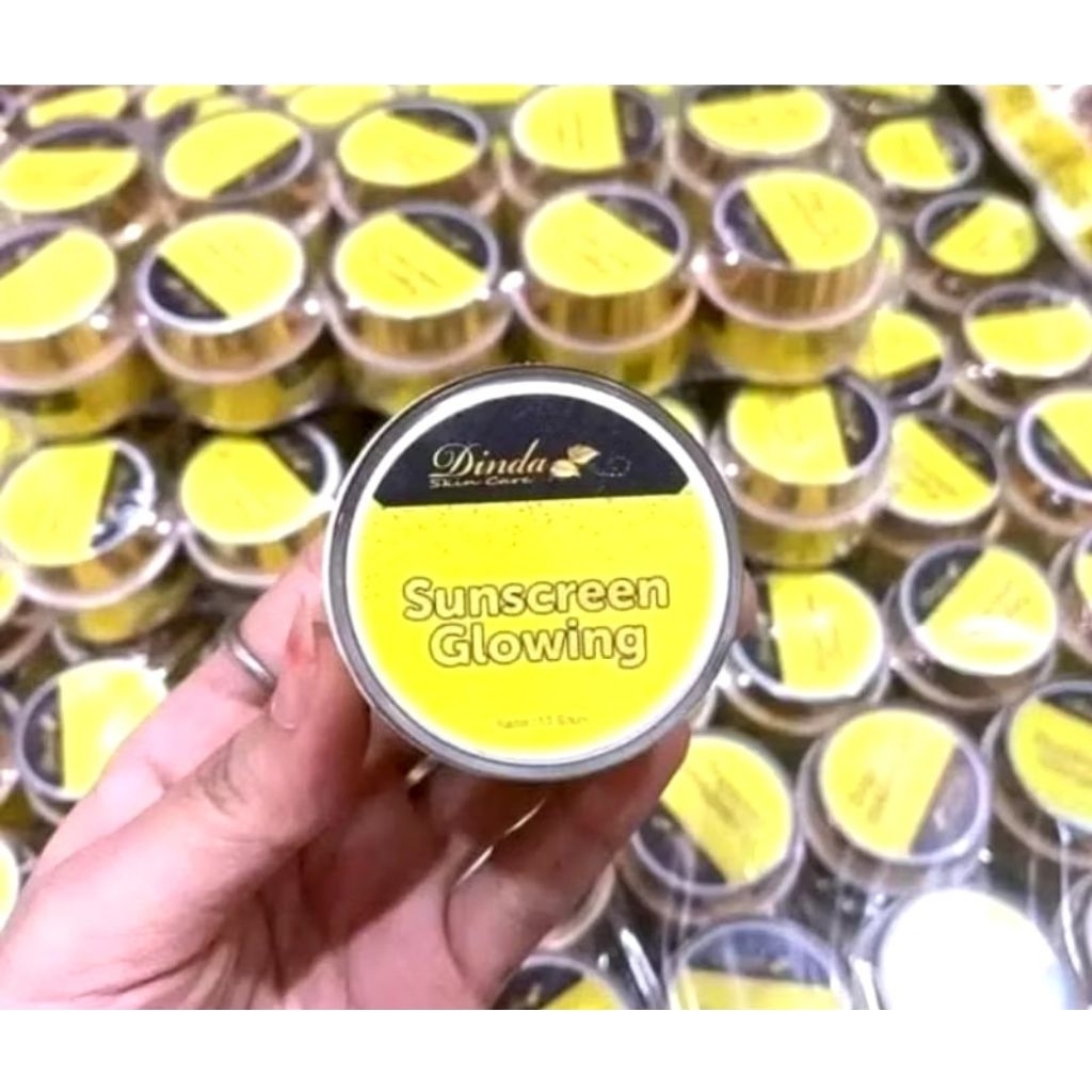 Sunscreen Glowing DINDA skincare (ORI BPOM)