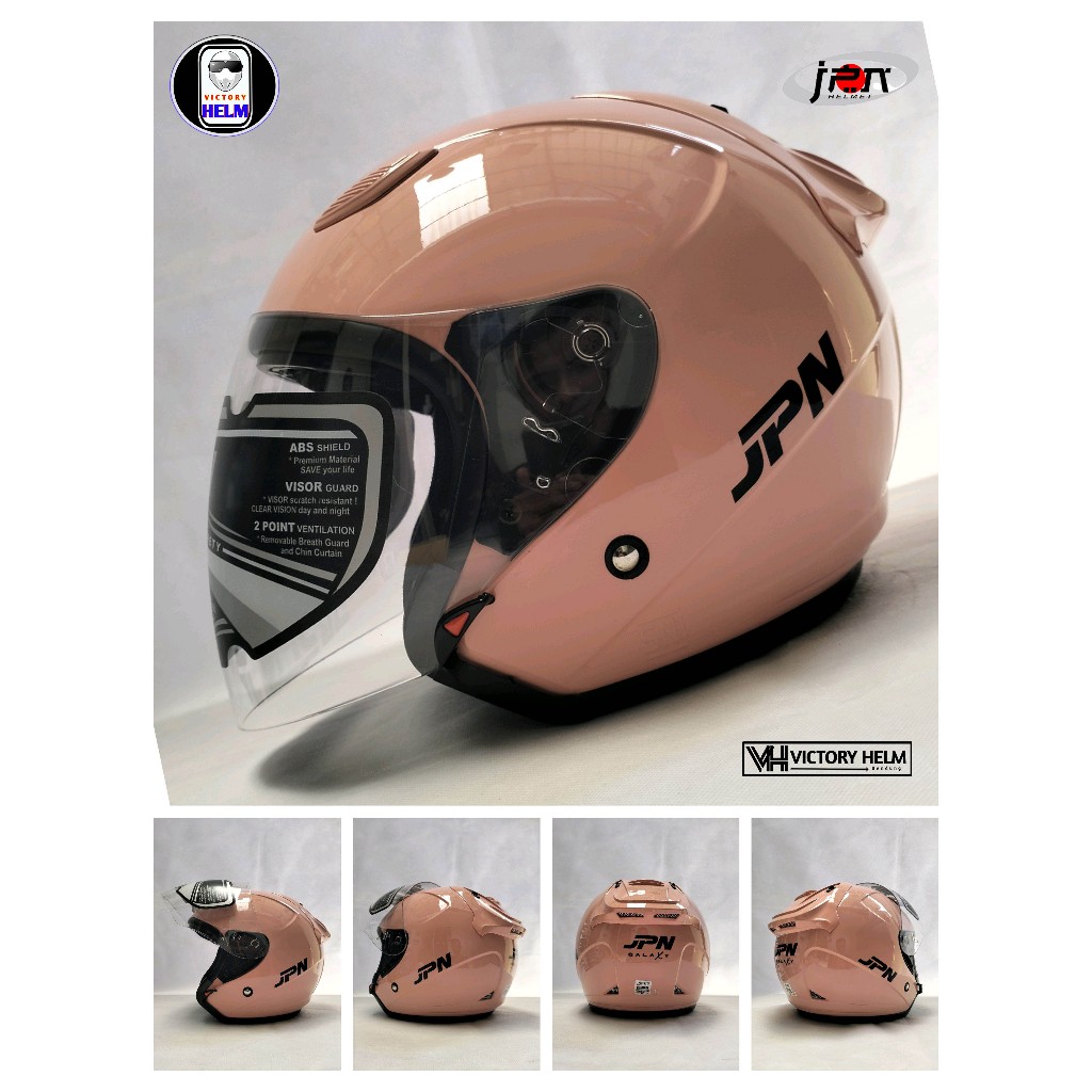 Helm Jpn galaxy coral pink gloss