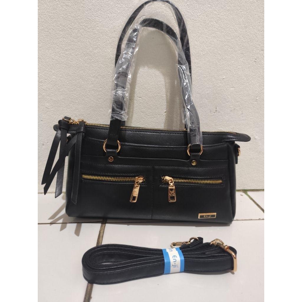 Tas Bahu Selempang Moni Shoulderbag En-ji Hitam New