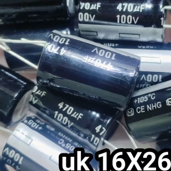 Elko Elco 470uf 100V 470 Uf 100 V Kualitas Seperti Gambar
