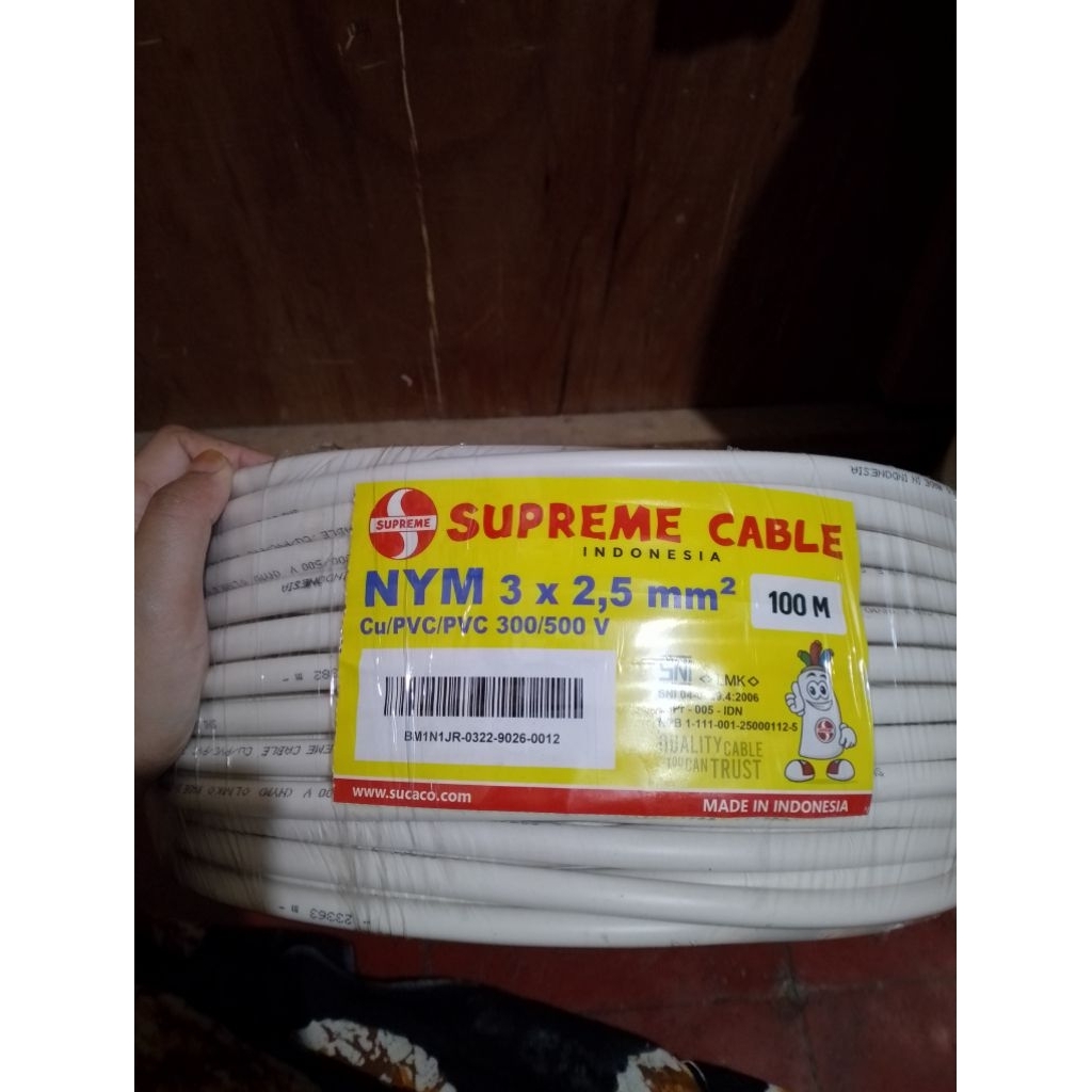 supreme cable NYM 3x2,5 100 meter