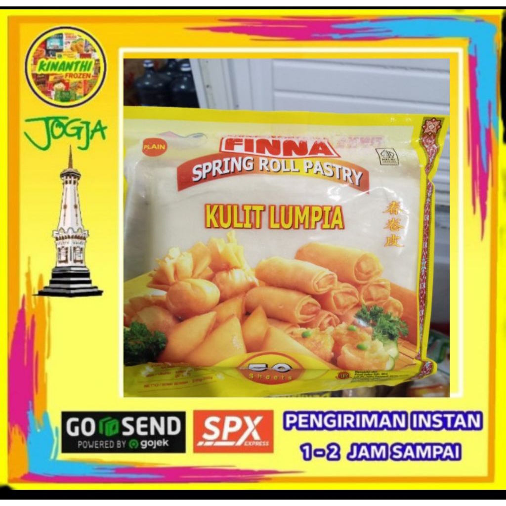 Fina Kulit lumpia kecil isi 50, 200 gr, Jogja Frozen