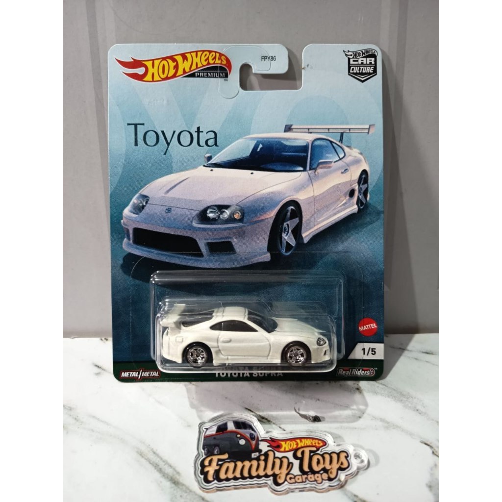 Hotwheels Toyota Supra Putih Premium Car Culture