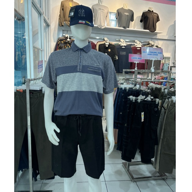 Kendy Celana Kaos Spandek Pendek/Celana Pendek Kaos Bahan Spandek Merk Kendy Ukuran M XL XXL