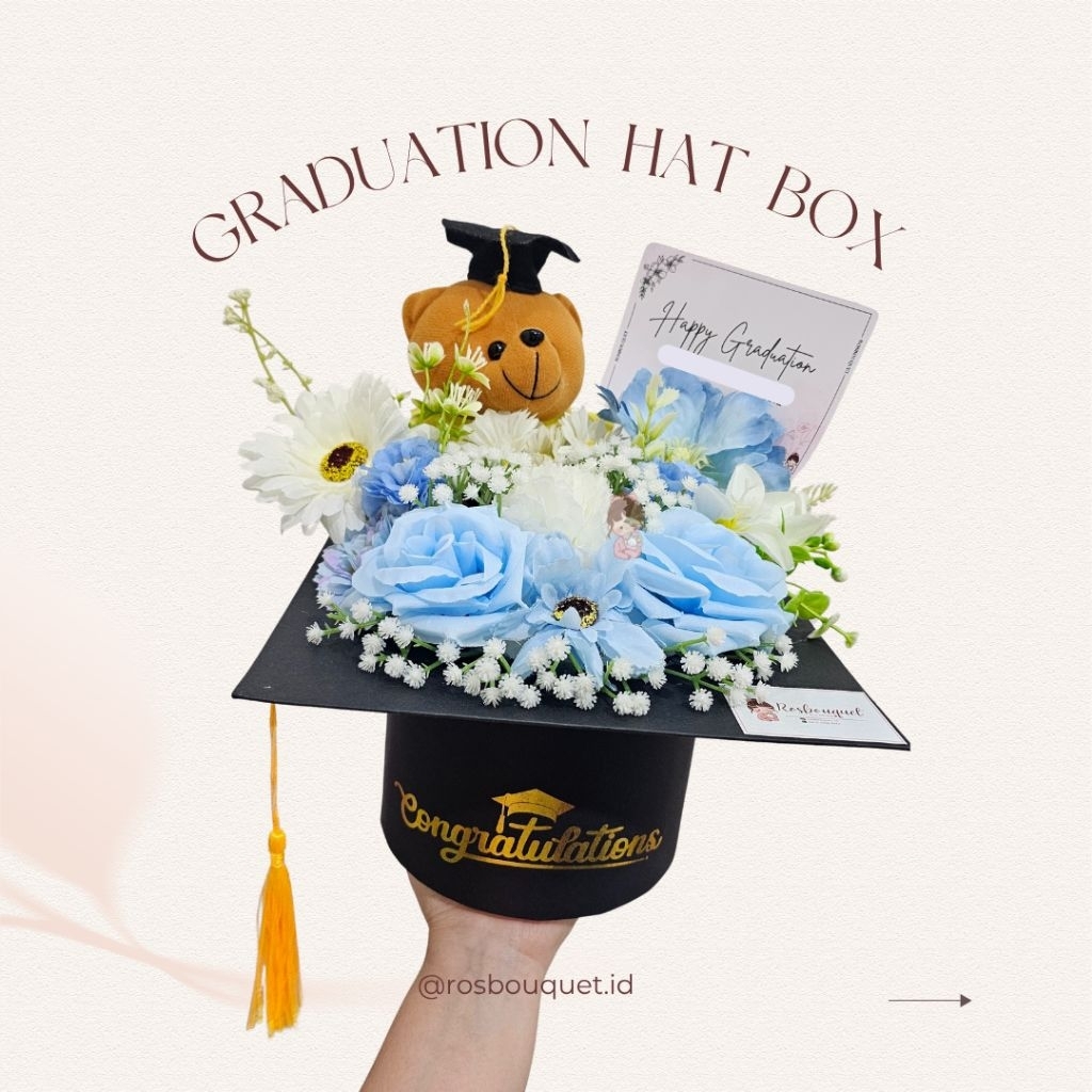 Graduation Hat Box / Topi Wisuda / Wisuda Gift / Boneka Wisuda / Hadiah / Kado