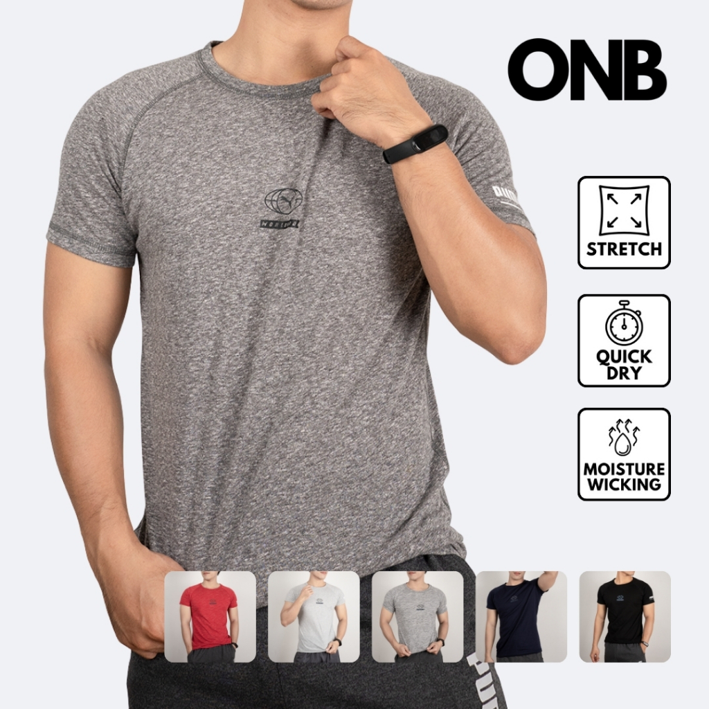 Kaos olahraga pria kaos gym pria kaos running pria PM GLOBE