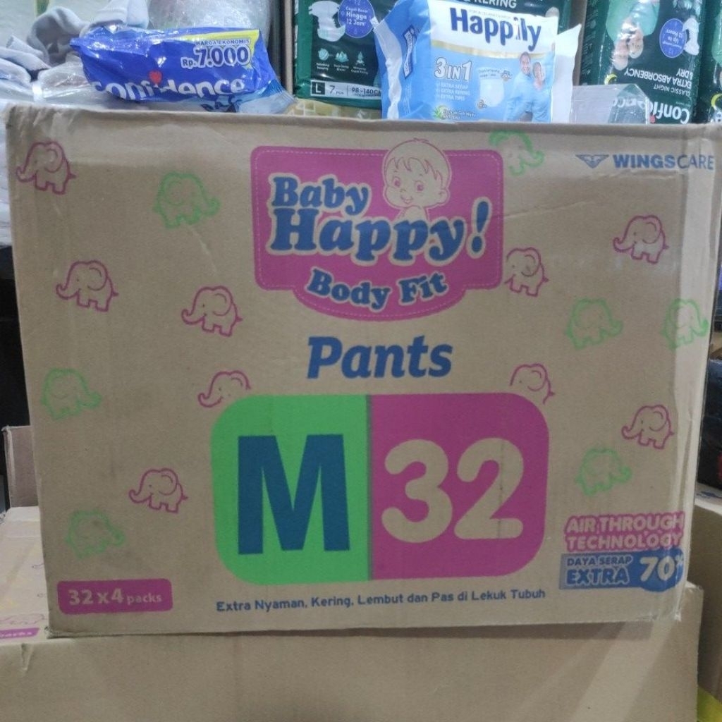 baby happy M 32 1 karton