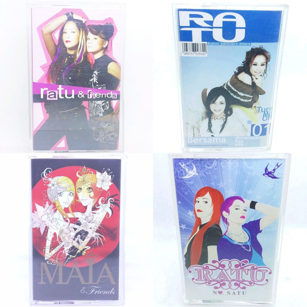 Kaset pita tape RATU & MAIA - Ratu & friends - bersama - no satu - Maia & friends