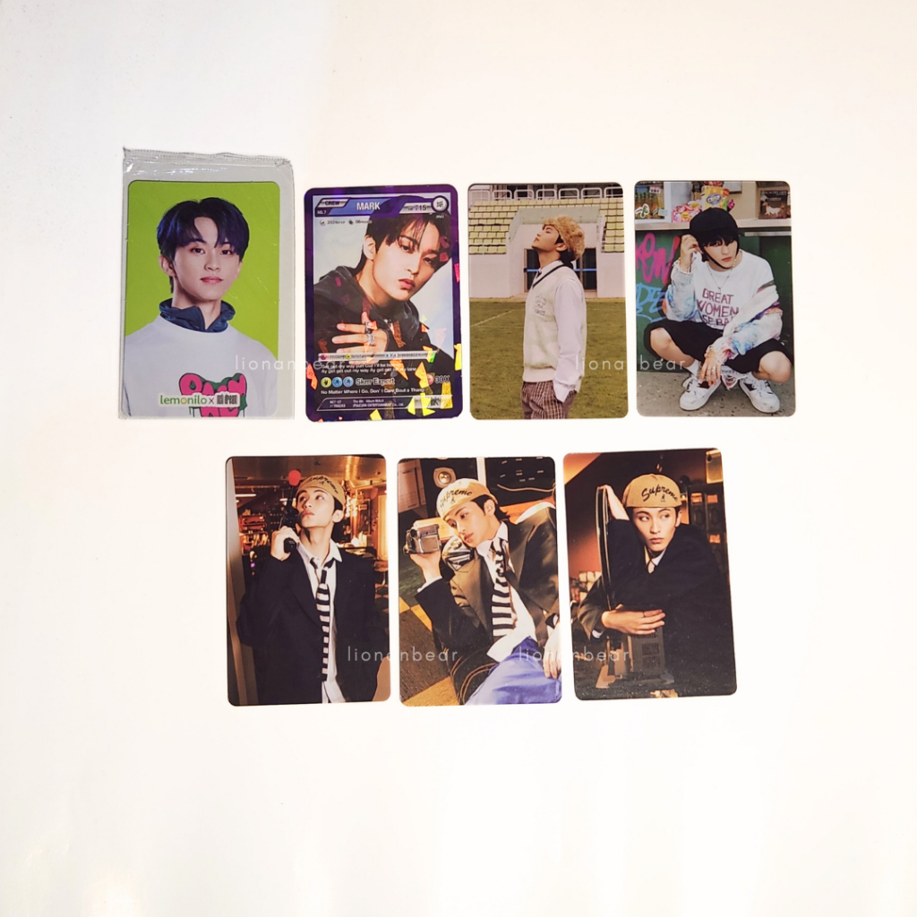 Official PC Photocard Mark Lee sharing NCT Dream ISTJ Album QR ver Crew Card Walk NCT 127 Lemonilo
